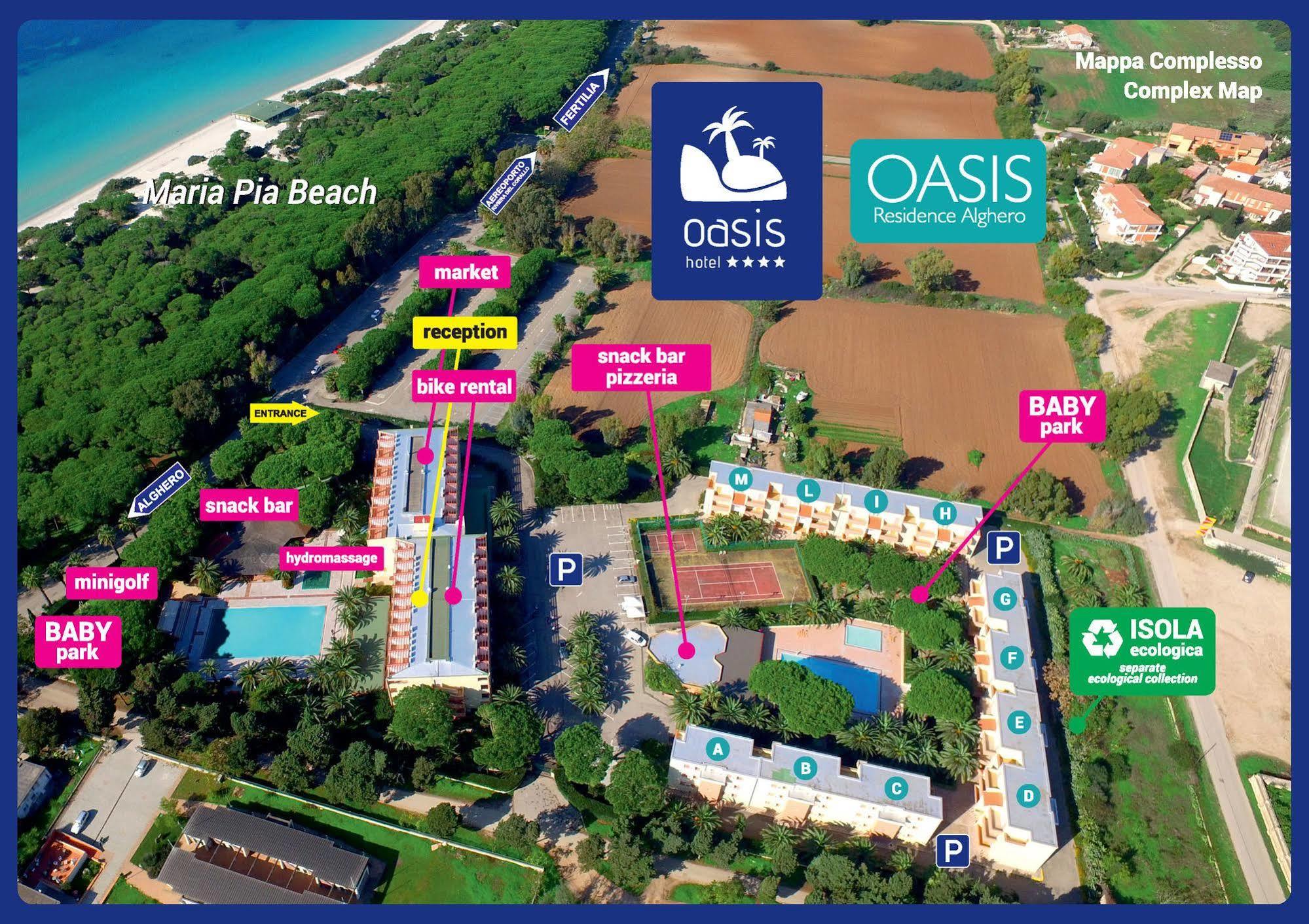 Residence Oasis Alghero Esterno foto